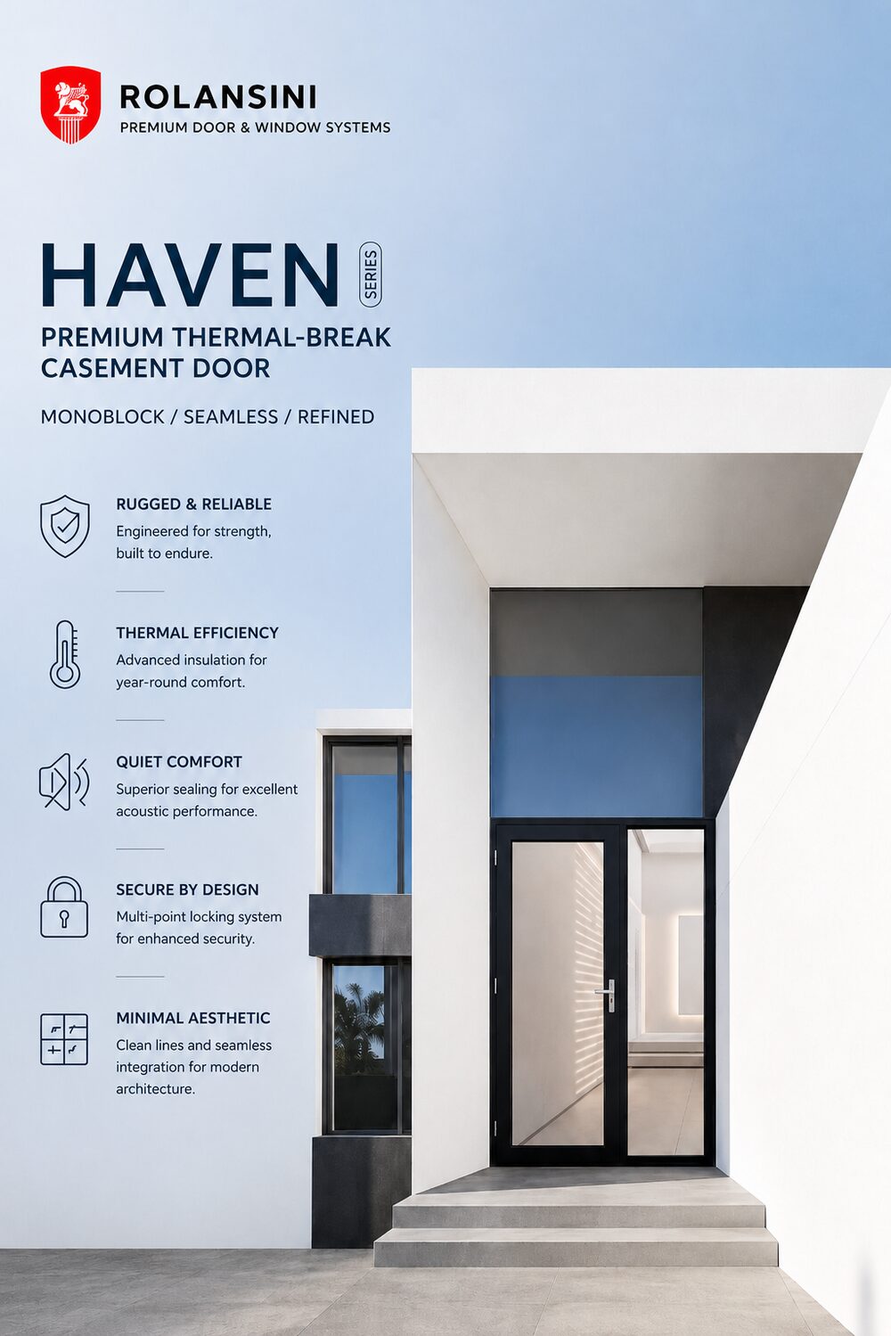 Haven — Thermal-break casement door